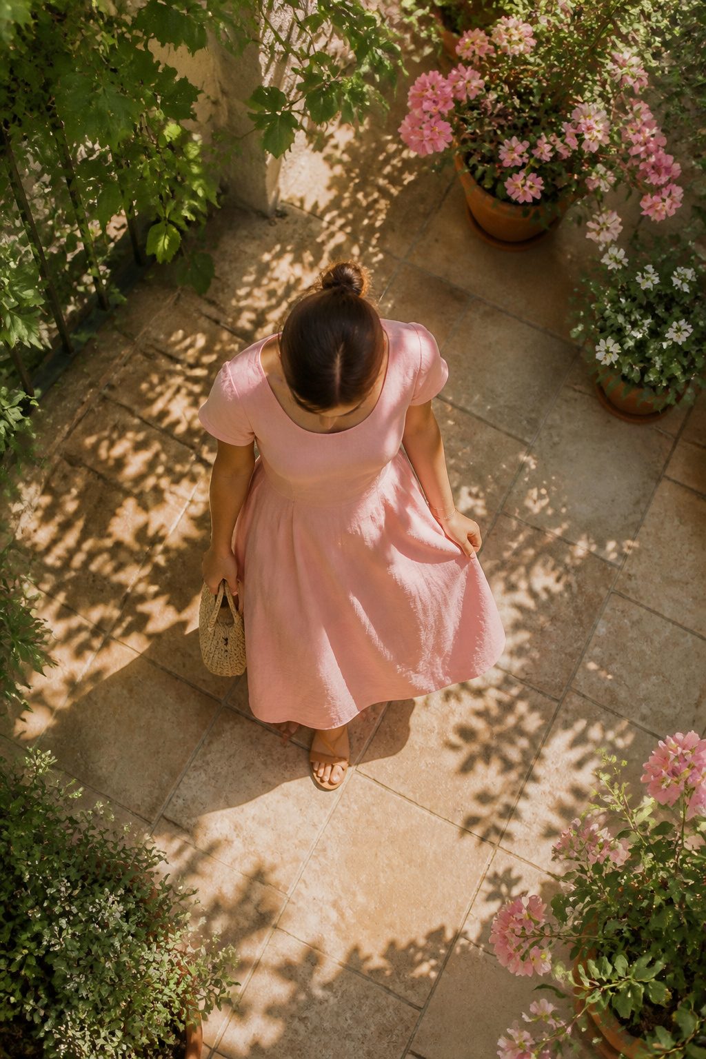 A Line Midi Dresses: 9 Ways Fit, Fabric and Details Work for You 4 A-line midi dress with short sleeves and a fitted design.