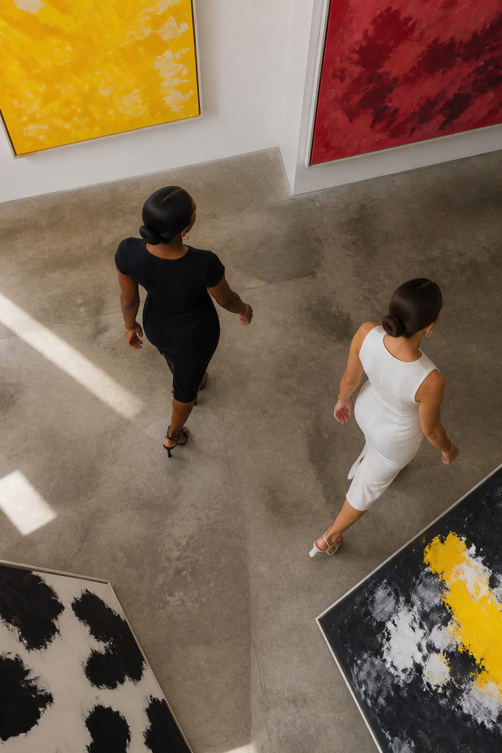 Bodycon dresses displayed in black, white, and bright colors.