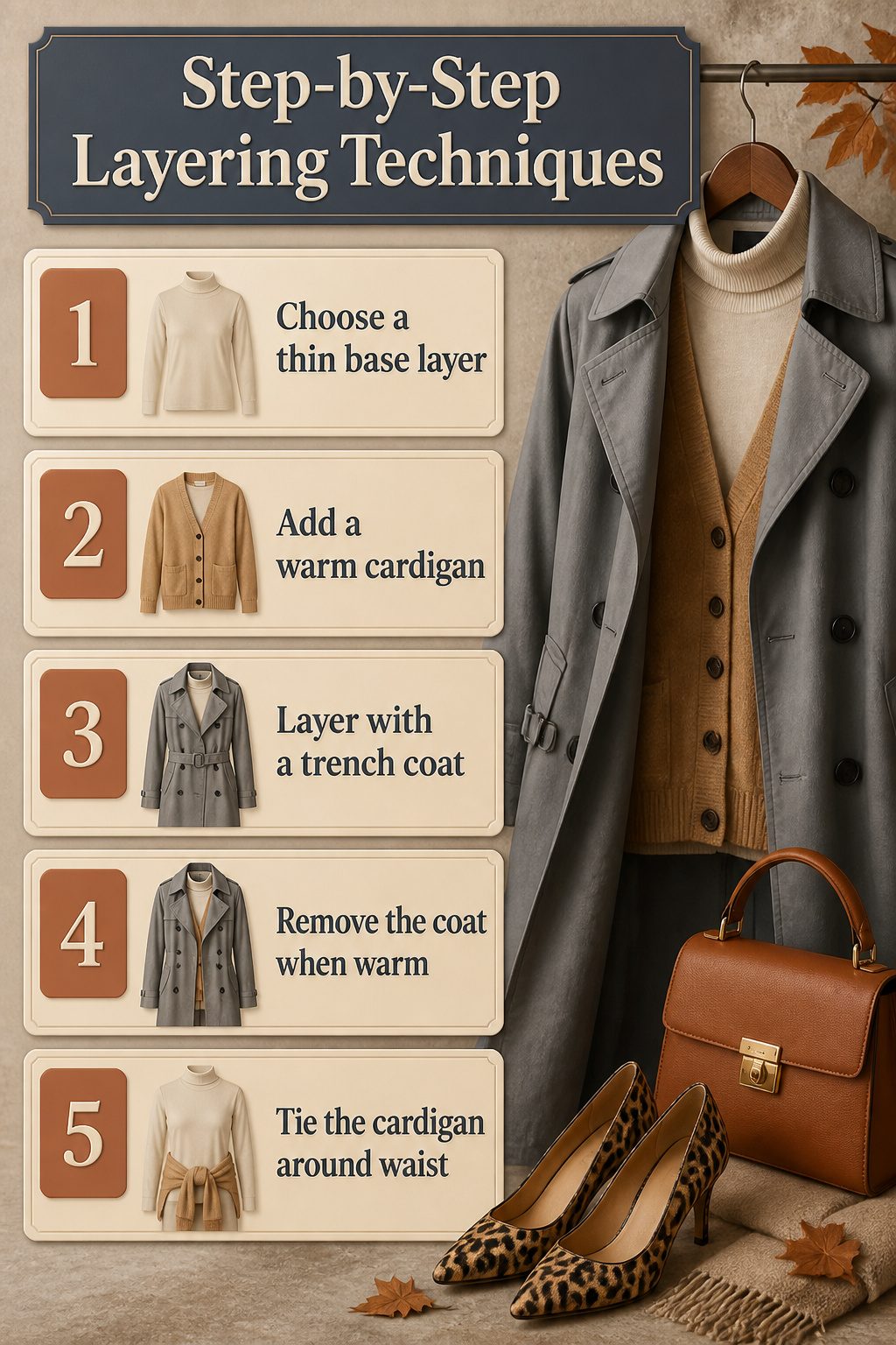 16 Fall Outfit Ideas to Build Your 2026 Wardrobe 17 Visual guide on step-by-step layering techniques for fall.