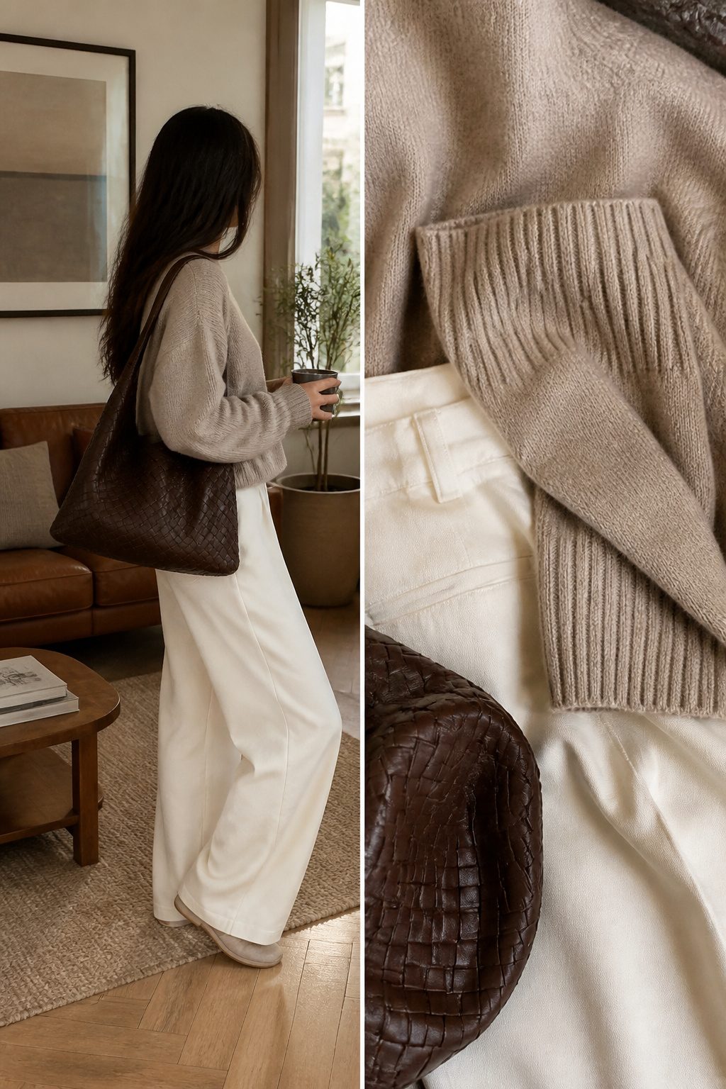 16 Fall Outfit Ideas to Build Your 2026 Wardrobe 19 Model in a striped shirt and skirt suitable for various occasions.