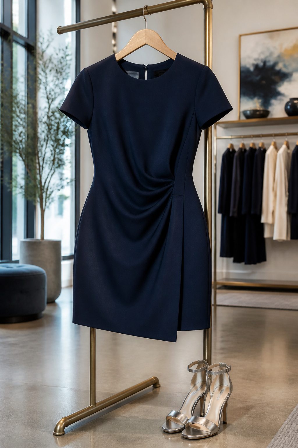 Plus Size Formal Dresses: 6 Styles for Evening & Occasion Wear 3 A plus size mini dress in satin with a deep jewel tone.